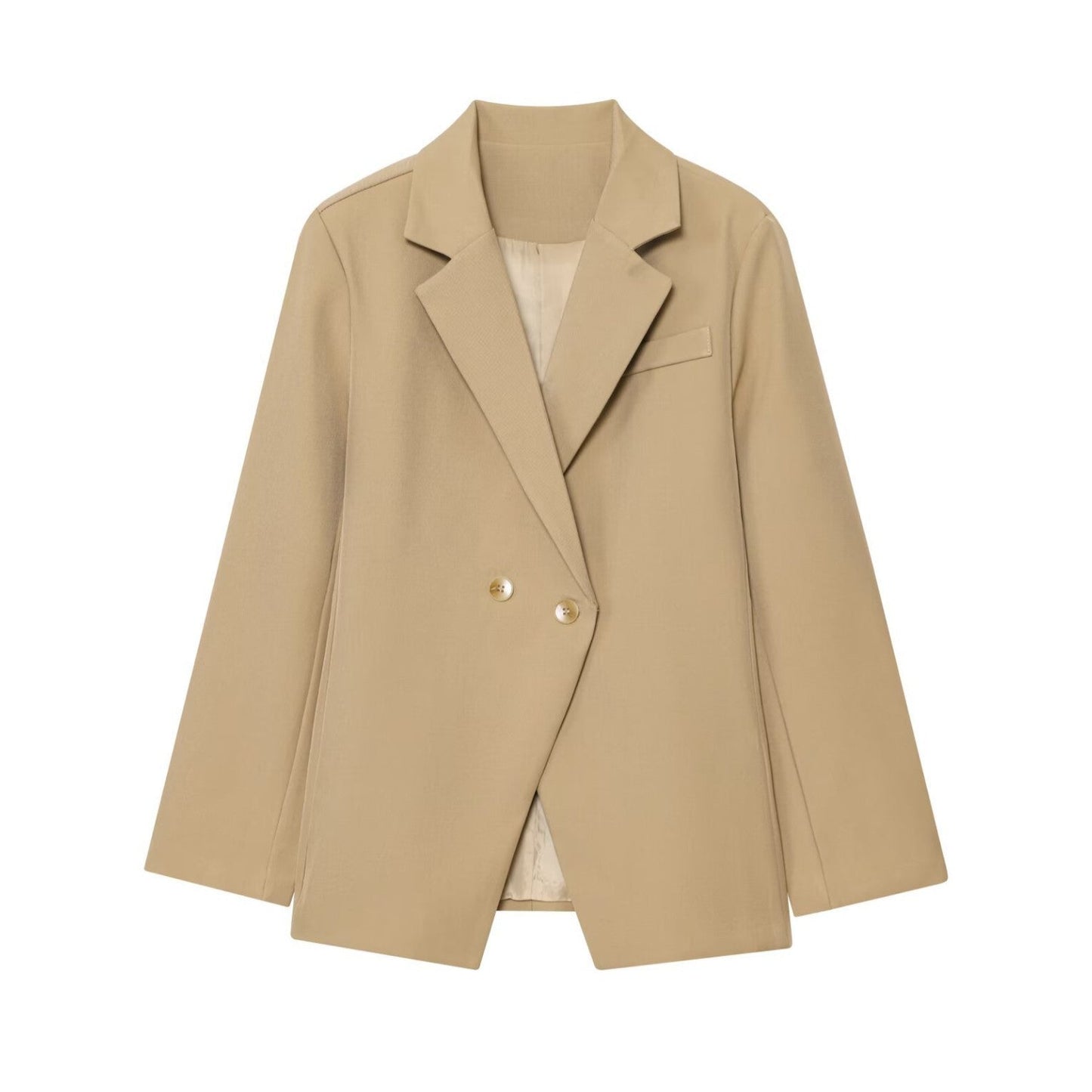 Women's Fashion Casual Temperament Commute Waist Profile Blazers