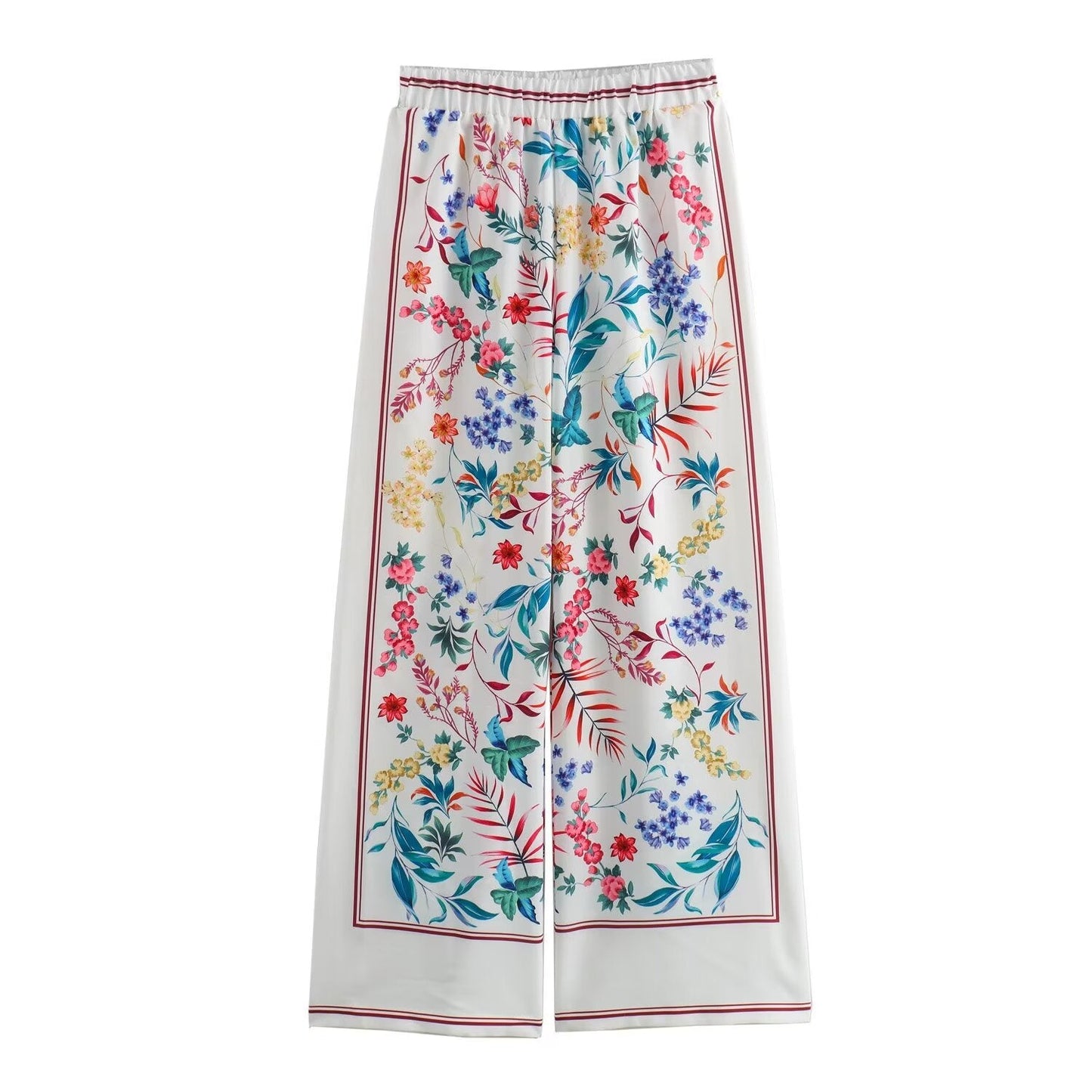 Women's Summer Tube Sexy Printed Casual Straight Suits