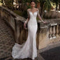 Deep V Fishtail Dress Sexy Temperament Slimming Summer Wedding Dresses