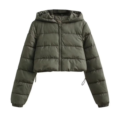 Women's Versatile Urban Casual Hooded Cotton Coats