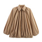 Women's Summer Street Fashion Loose Tent Blouses