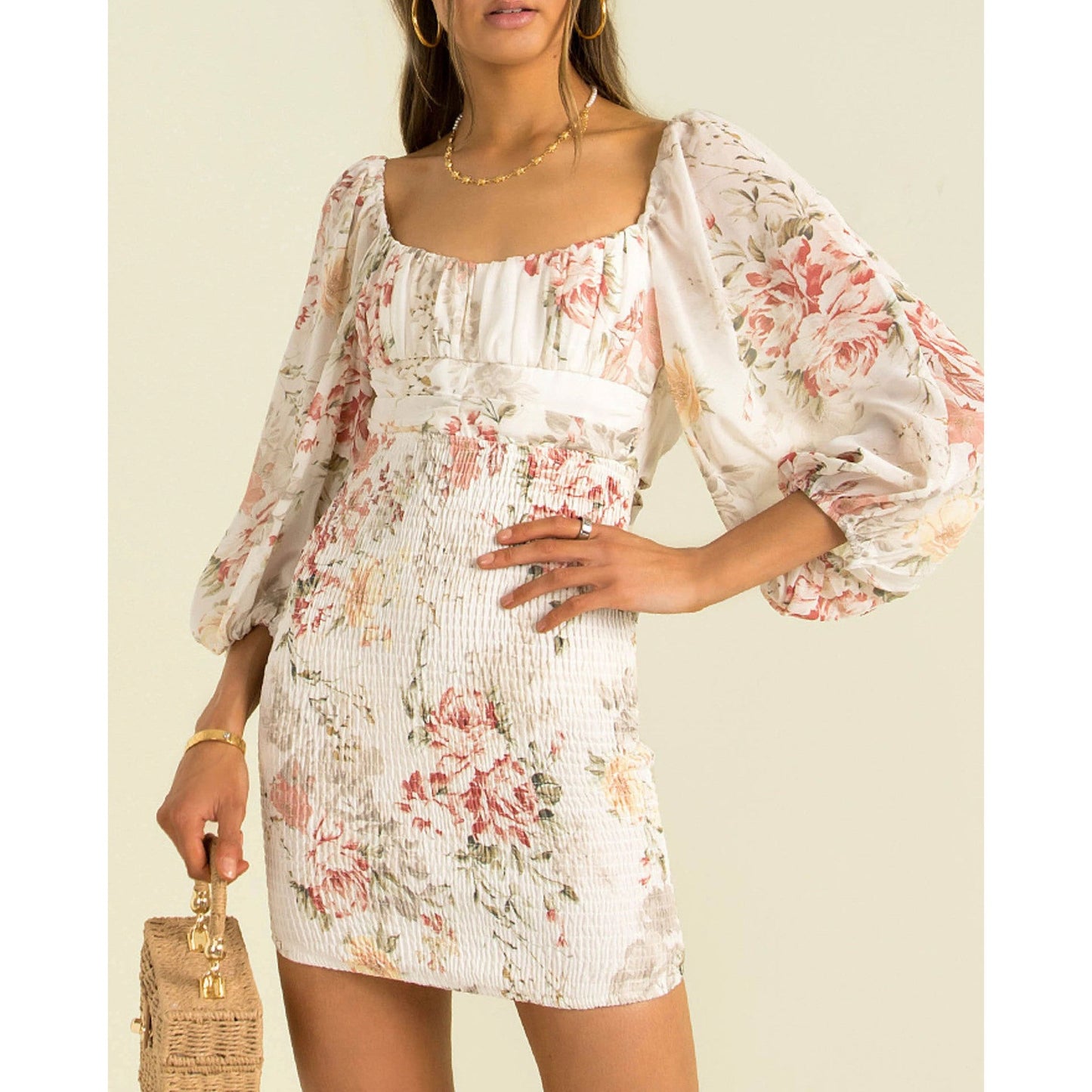 Sexy Bandeau Chiffon Dress Casual Vacation Dresses