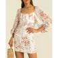 Sexy Bandeau Chiffon Dress Casual Vacation Dresses