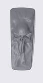 08+ Ultra/Electra glide touring console insert 3D Punisher skull stretching
