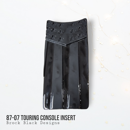 87-07 Touring console insert 3D American Flag