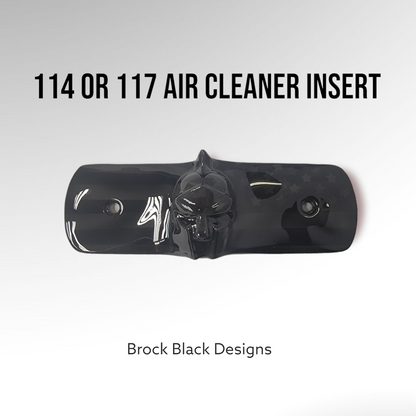 114 & 117 air cleaner insert 3D Spartan Flag