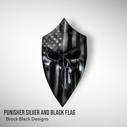 Custom horn cover punisher stretching through