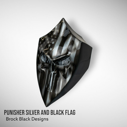 Custom horn cover punisher stretching through