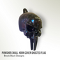 3D Punisher skull horn cover