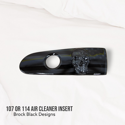 3D skull flag 107 or 114 air cleaner insert