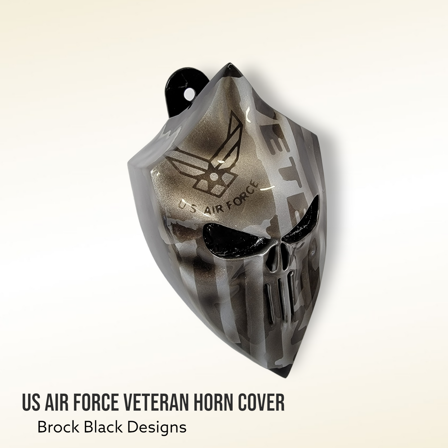 Punisher with US Air Force Veteran horn cover