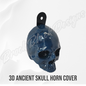 3D ancient skull chaos symbol horn cover