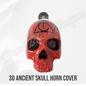 Ancient skull Deathly Hallows symbol horn cover