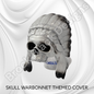 Skull warbonnet side-mounted horn cover