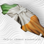 Celtic cross stretching through windshield