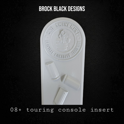 3D 2nd Amendment theme console insert