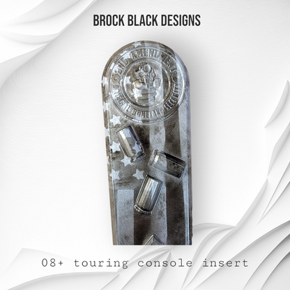 3D 2nd Amendment theme console insert