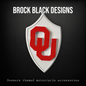 Side-mounted horn cover with OU theme