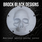 3D Ancient Skull derby and points cover