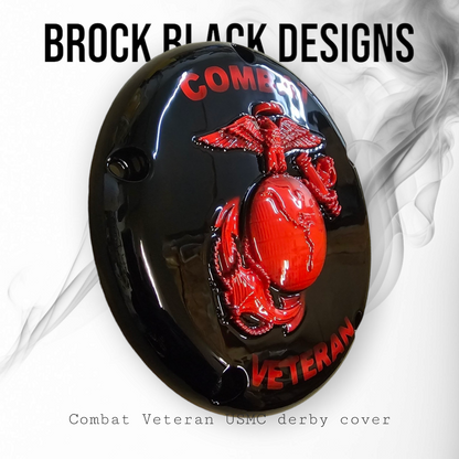 3D USMC Derby cover