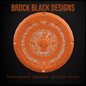 A set of bag Aztec calendar speakers covers
