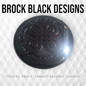 A set of bag Celtic knot speakers grill covers