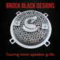 97-25+ Touring 3D Don't Tread on me speakers grill covers set