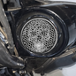 97-25+ Harley inner Touring 3D webbed skull speakers grill covers set