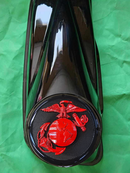A set of  bag USMC speakers grill covers
