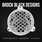 97-25+ Harley Touring Nordic boat speakers grill covers set