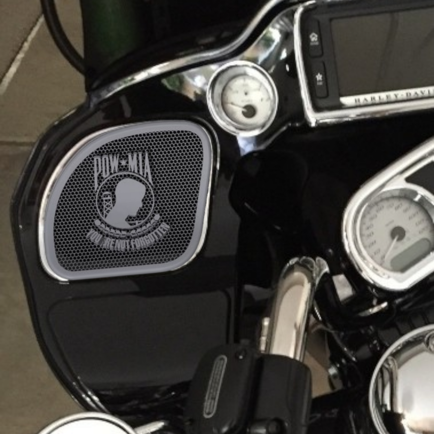 98-2024+ Road Glide 3D POW MIA TRIBUTE speakers grill covers set