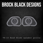 98-2024+ Road Glide 3D Army seal speakers grill covers set