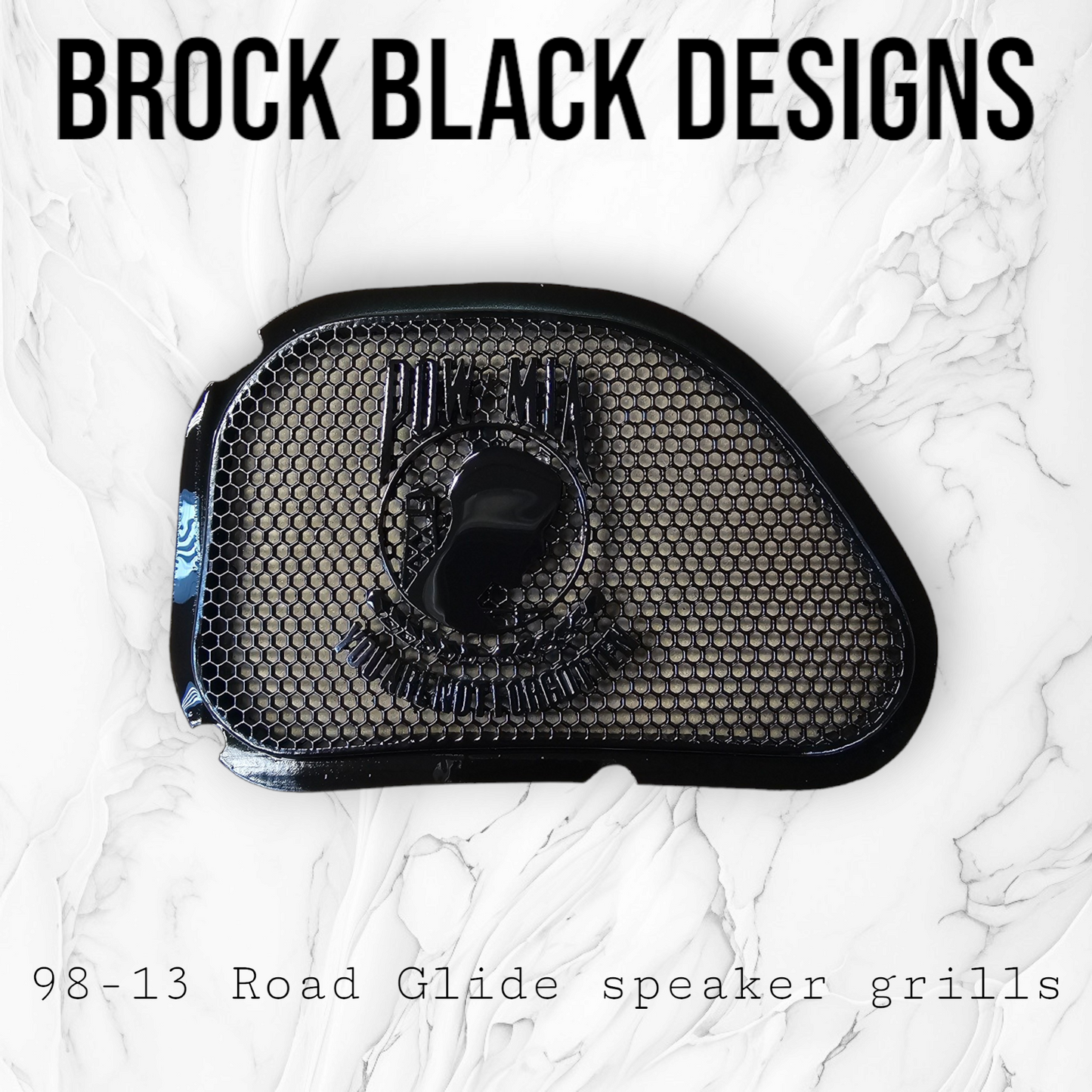 98-2024+ Road Glide 3D POW MIA TRIBUTE speakers grill covers set