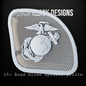 98-2024+ Road Glide 3D USMC speakers grill covers set