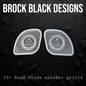 98-2024+ Road Glide 3D Army seal speakers grill covers set