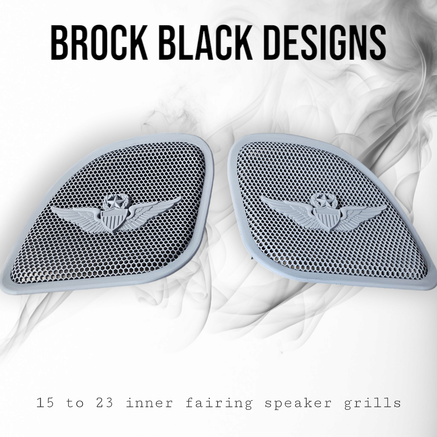 98-2024+ Road Glide 3D US Army Master chief wings seal speakers grill covers set