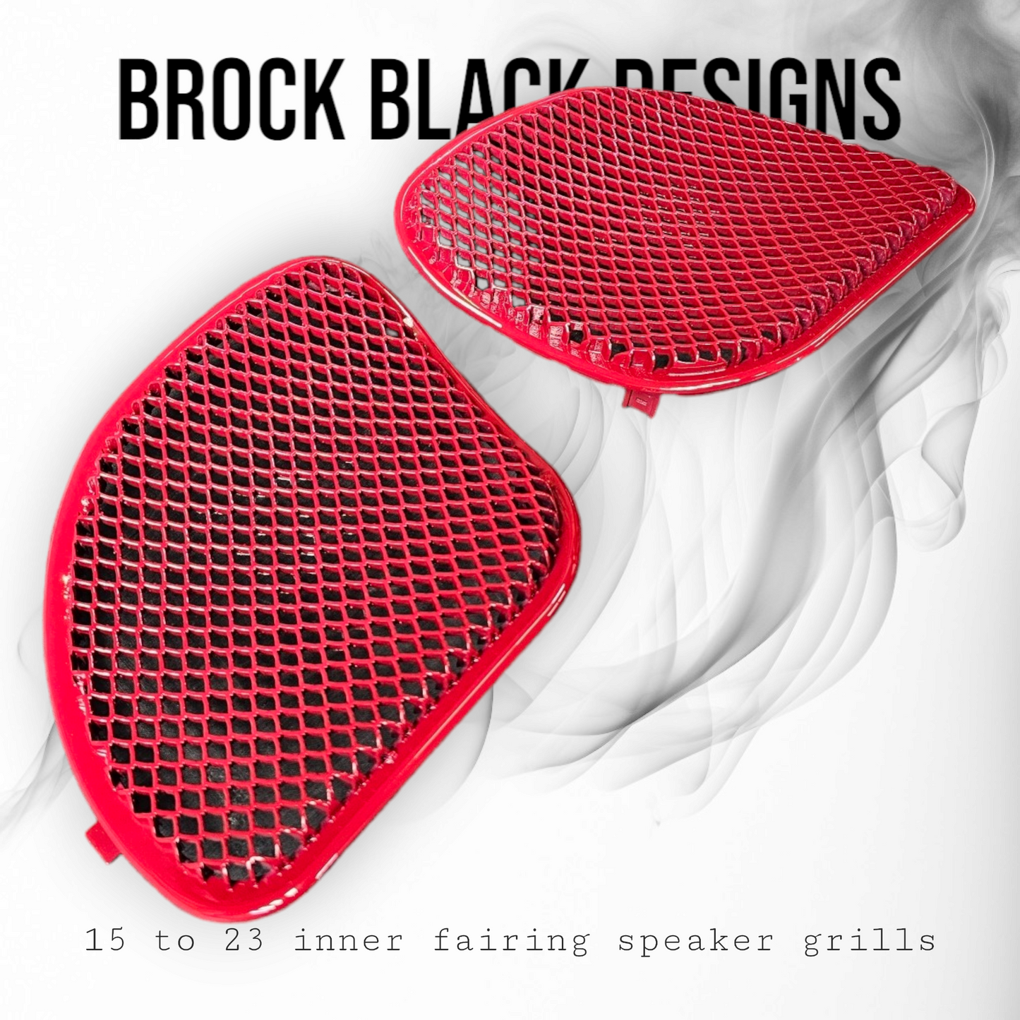 98-2024+ Road Glide 3D dragon scales speakers grill covers set