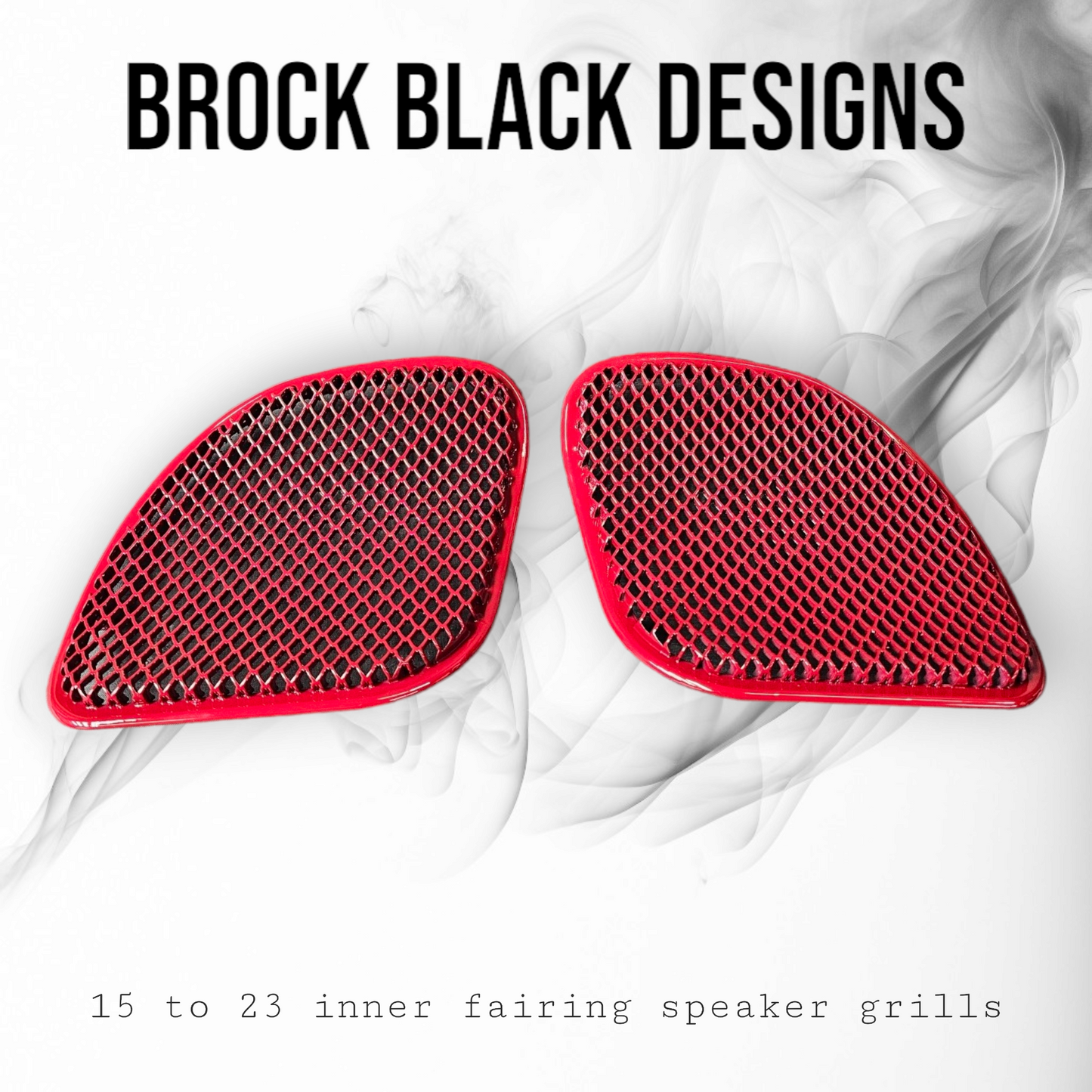 98-2024+ Road Glide 3D dragon scales speakers grill covers set