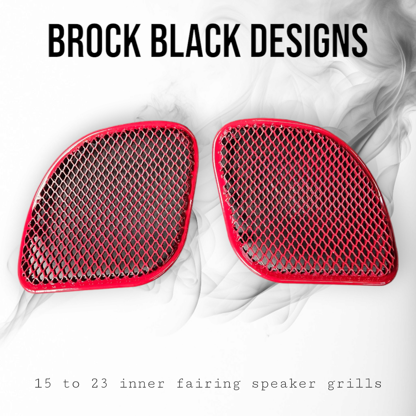 98-2024+ Road Glide 3D dragon scales speakers grill covers set