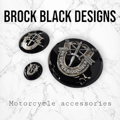 De Oppressor Liber derby cover and points cover