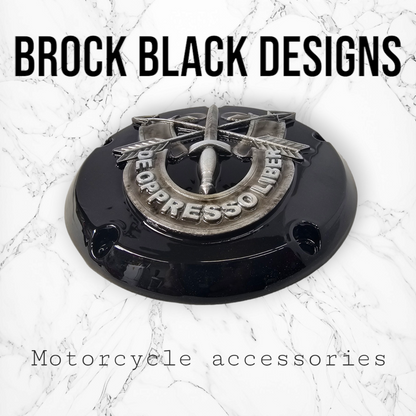 De Oppressor Liber derby cover and points cover