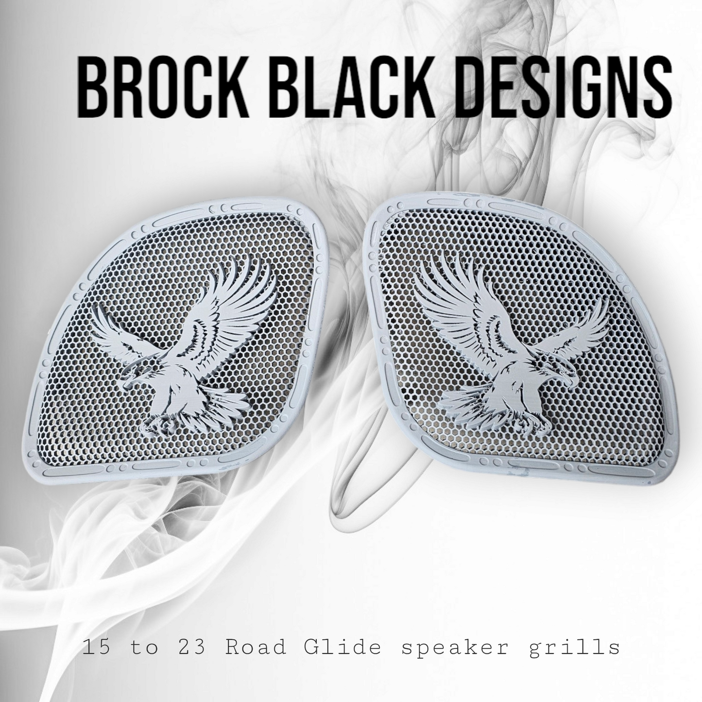 98-2024+ Road Glide 3D Eagle speakers grill covers set