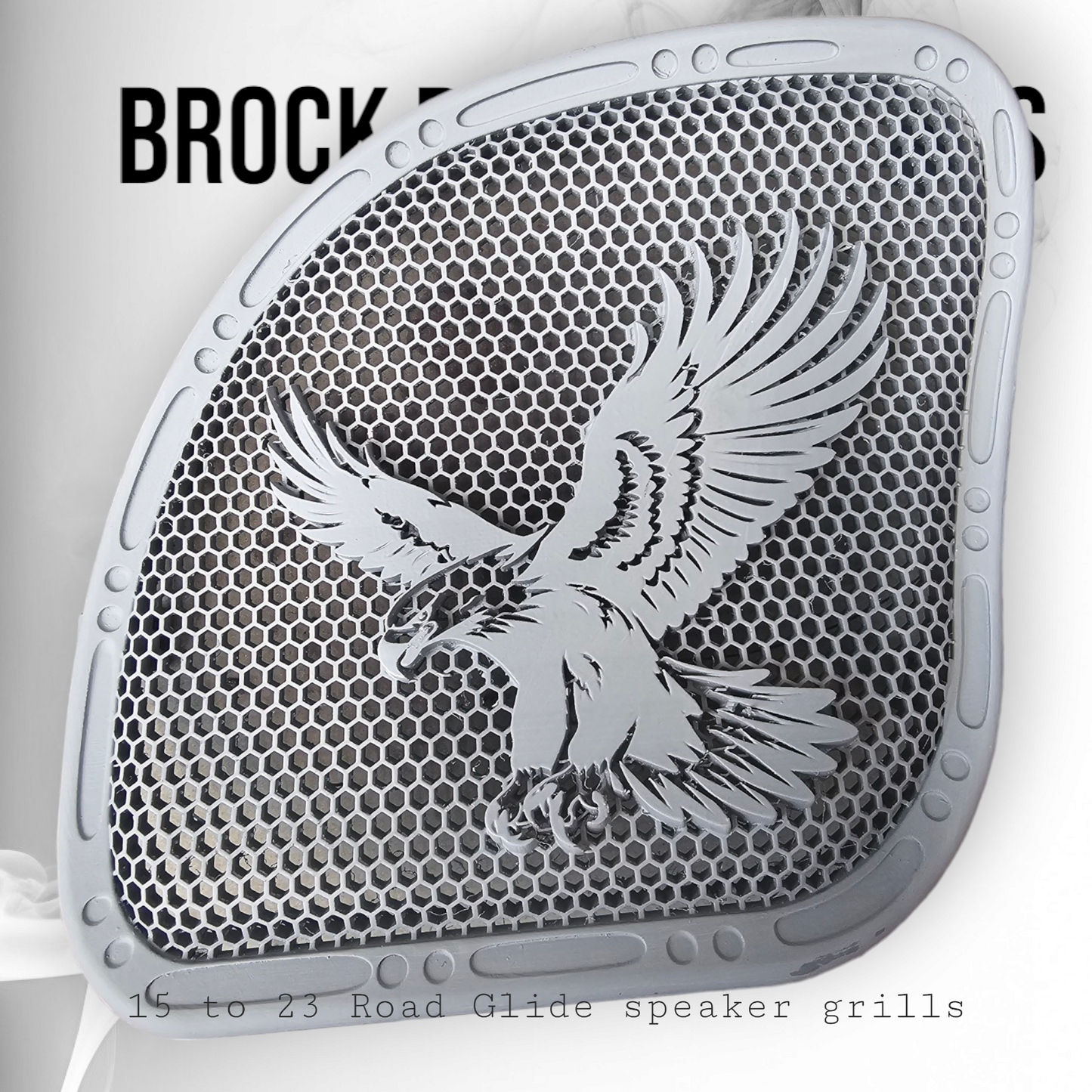 98-2024+ Road Glide 3D Eagle speakers grill covers set