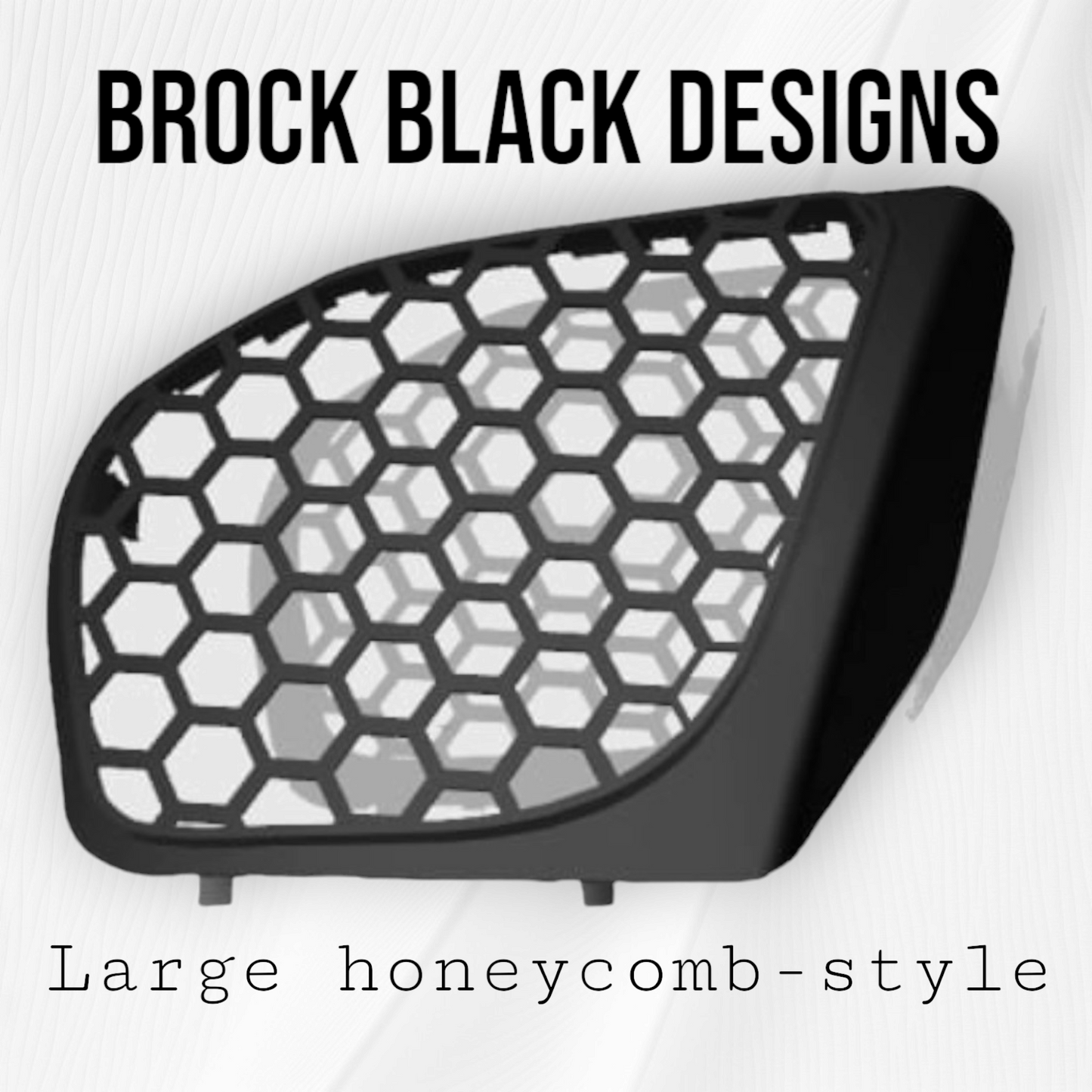 98 to 2024+ Road Glide 3D vampire speakers grill covers set