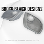 2024+ Road Glide with 2" tweeter speakers grill covers set