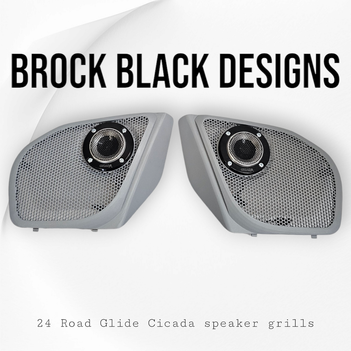 2024+ Road Glide with Diamond speakers grill covers set