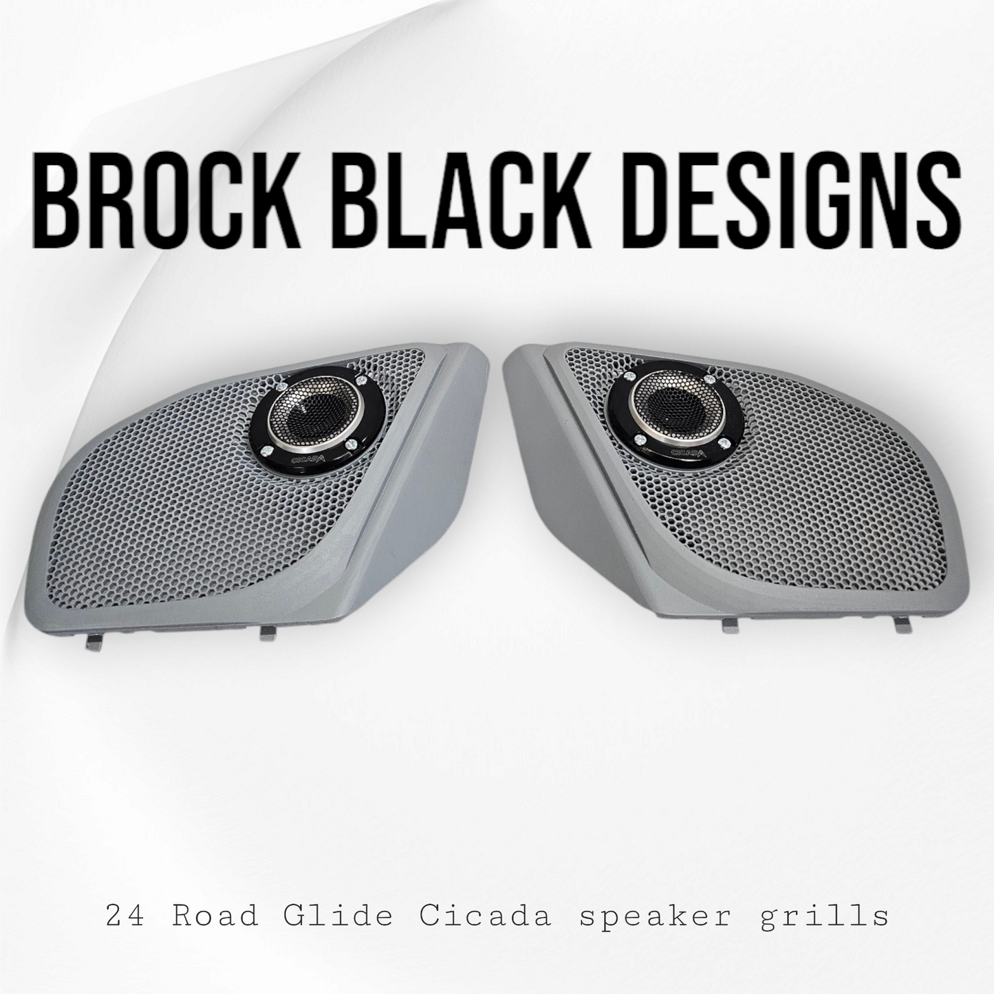 2024+ Road Glide with Diamond speakers grill covers set