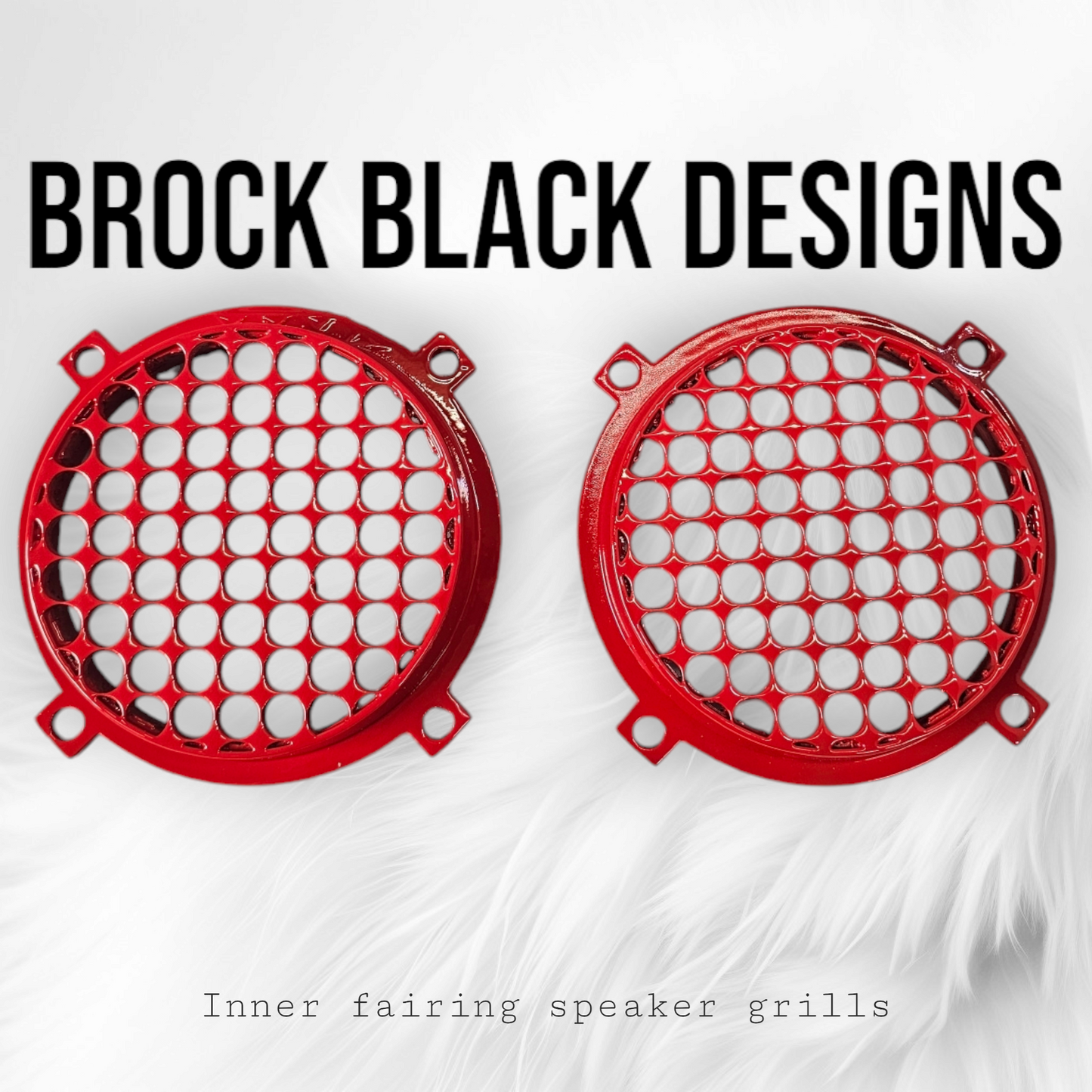 97-25+ Harley inner Touring decorative speakers grill covers sets