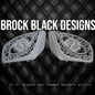 98 to 24+ Road Glide Dragon eye speakers grill covers sets