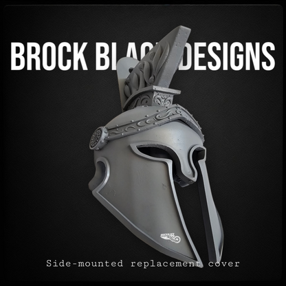 3d Spartan Horn Cover with flag